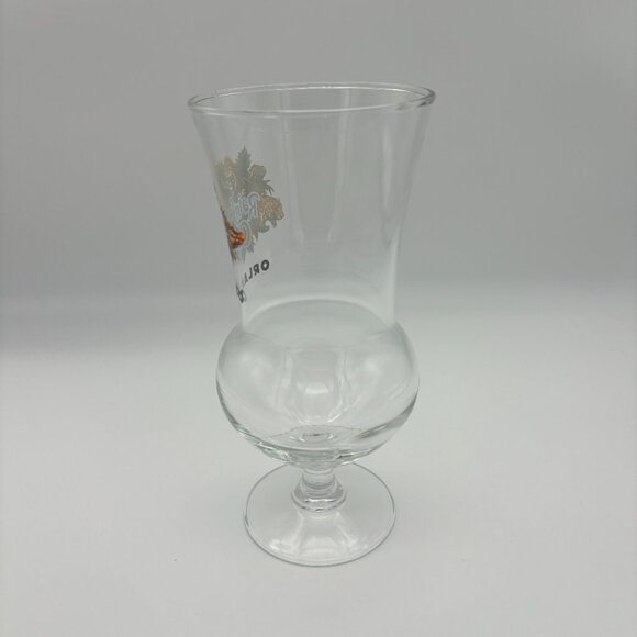 Rainforest Cafe Orlando 8" Hurricane Collectors Disney Souvenir Glass - Picture 3 of 9